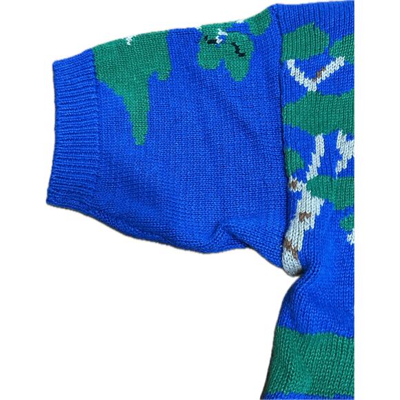 Vintage PBJ Sport Golf Cardigan Sweater Vest Short Sleeve Women’s Small - Picture 9 of 9